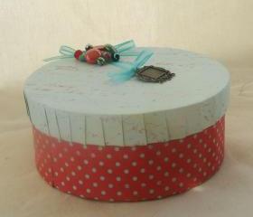 Decorative Keepsake Box Jewelry Box recycled Mothers Day mom, earth day