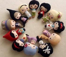 Fairy Tale Dolls pdf Patterns - You Choose Two