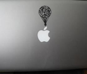 Up in the Air Balloon Vinyl Laptop or Wall decal