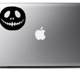 Jack Skellington Vinyl Decal - Laptop, iphone, book
