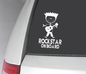 Rockstar on Board car decal - UK seller