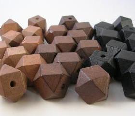 15 Wood Cube Beads Sampler Pack (WB50)