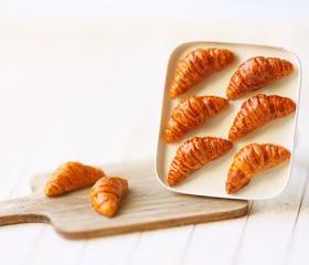 Miniature Food Jewelry - Butter Croissants on Tray Ring