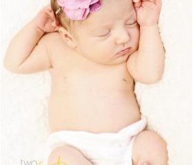 Spring Purple Flower Headband