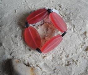 Watermelon-Black Bracelet