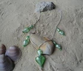 Green Heart Necklace
