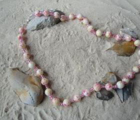 Pink Yellow Necklace