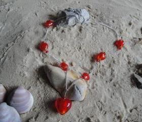 Red Heart Necklace