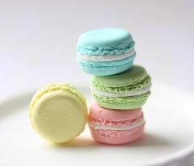 Miniature Food Jewelry - French Macaron Ring (Candy Drop Series) - Pastel Colours