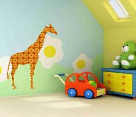 Tall Giraffe- Wall Decals
