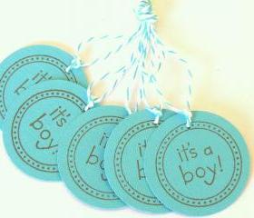 It's A Boy Tags - Set of 5