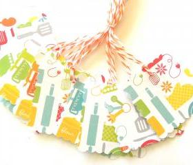 Kitchen Gadget Tags - Set of 10