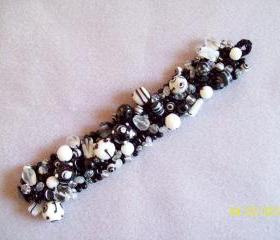 Beaded Knitted Bracelet