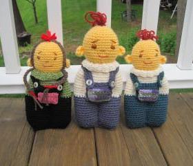 Crochet Dolls - Soft/Safe toys for kids (CD1-3) $32/each