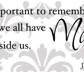 Vinyl Wall Decal JK Rowling Harry Potter Magic Quote
