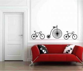 Bicycles Wall Vinyl Decals Sticker