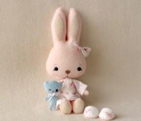 Bunnycup and Tedward pdf Pattern