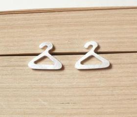 sterling silver hanger ear studs from the Sterling Silver Jewelry Collection