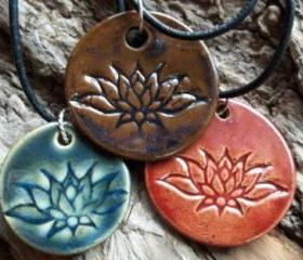 Lotus flower necklace