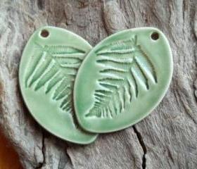Fern leaf pendant huge