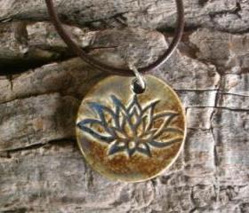 Lotus flower necklace