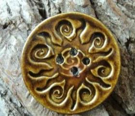 Spiral button huge oversized