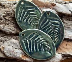 Fern leaf pendant huge
