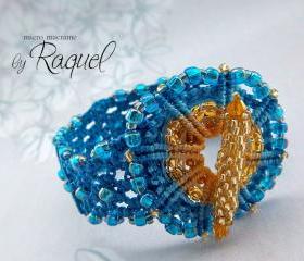 Micro Macrame TUTORIAL Bracelet "Wheel"