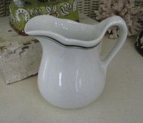 RESERVED... Ironstone Restaurant Ware MILK Pitcher