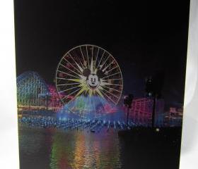 Mickey's Fun Wheel Greeting Card - World of Color, California Adventure Park