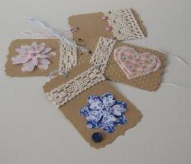 Set of 4 gift tags