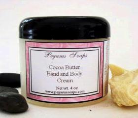 Cocoa Butter Hand and Body Cream 4 oz You Pick Your Scent