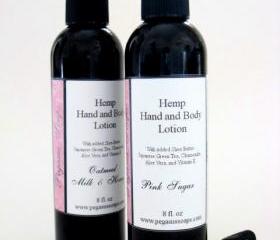 Hemp Hand and Body Lotion 8 oz