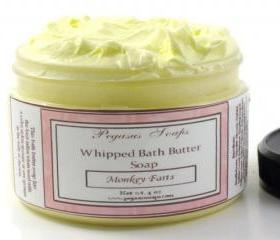 Lemon Sugar Whipped Bath Butter Soap 4 oz