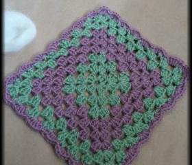 Granny square washcloth