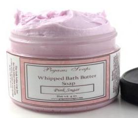 Pink Sugar Whipped Bath Butter Soap 4 oz