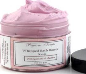 Pomegranate & Berries Whipped Bath Butter Soap