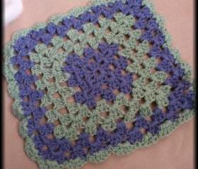 Granny square washcloth
