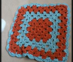 Granny square washcloth