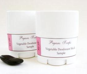 Sampler Vegetable Deodorant Stick .50 oz Select Your Own Scent