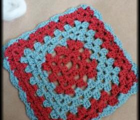 Granny square washcloth