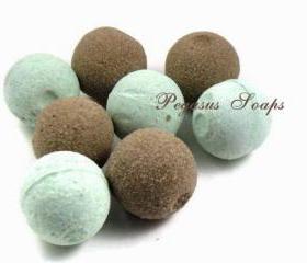 12 Chocolate Peppermint Foaming Mini Bath Bombs