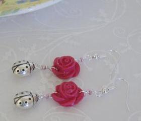 Ladybird earrings