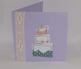 Birthday cake card