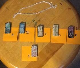 You Pick One Domino Pendant 