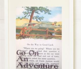 Book Page Prints, Life's Little Instructions