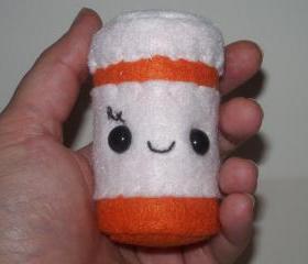 Made to Order Kawaii Prescription Bottle Plushie