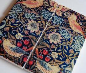 Folksy stone coasters
