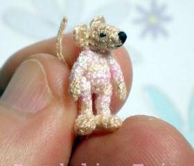 Baby Mouse - Miniature Crocheted Plush Toy 