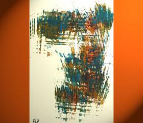 Abstract Expressionism To The Max!!!! Modern Abstrct Painting,, Original Art,, 700.112411